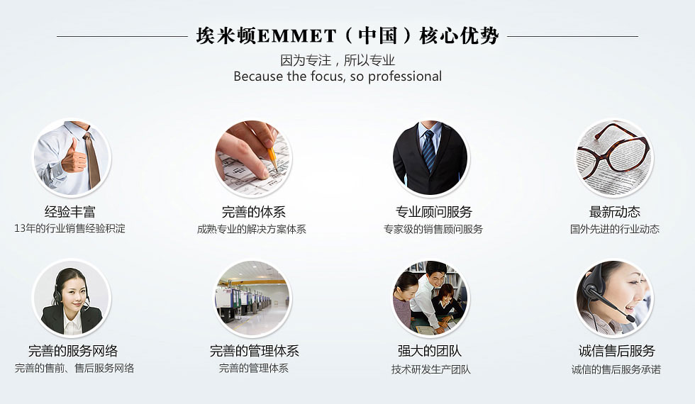 埃米頓EMMET（中國）核心優(yōu)勢 因為專注 所以專業(yè)